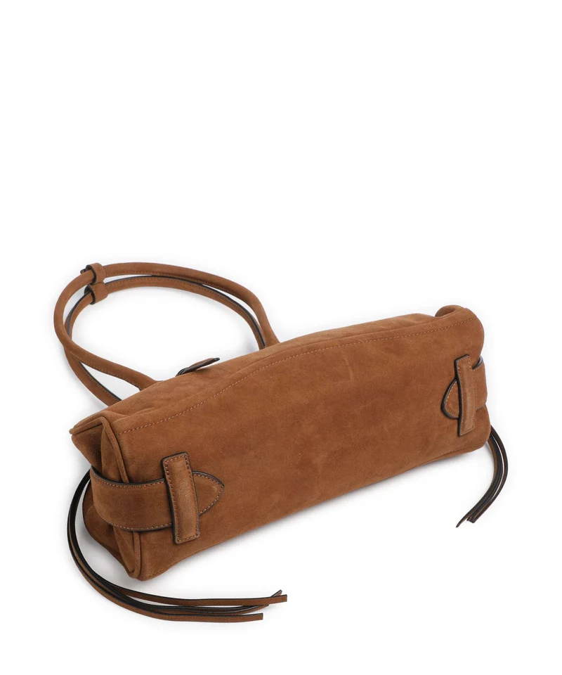 Liebeskind Capri Suede M Schultertasche brown