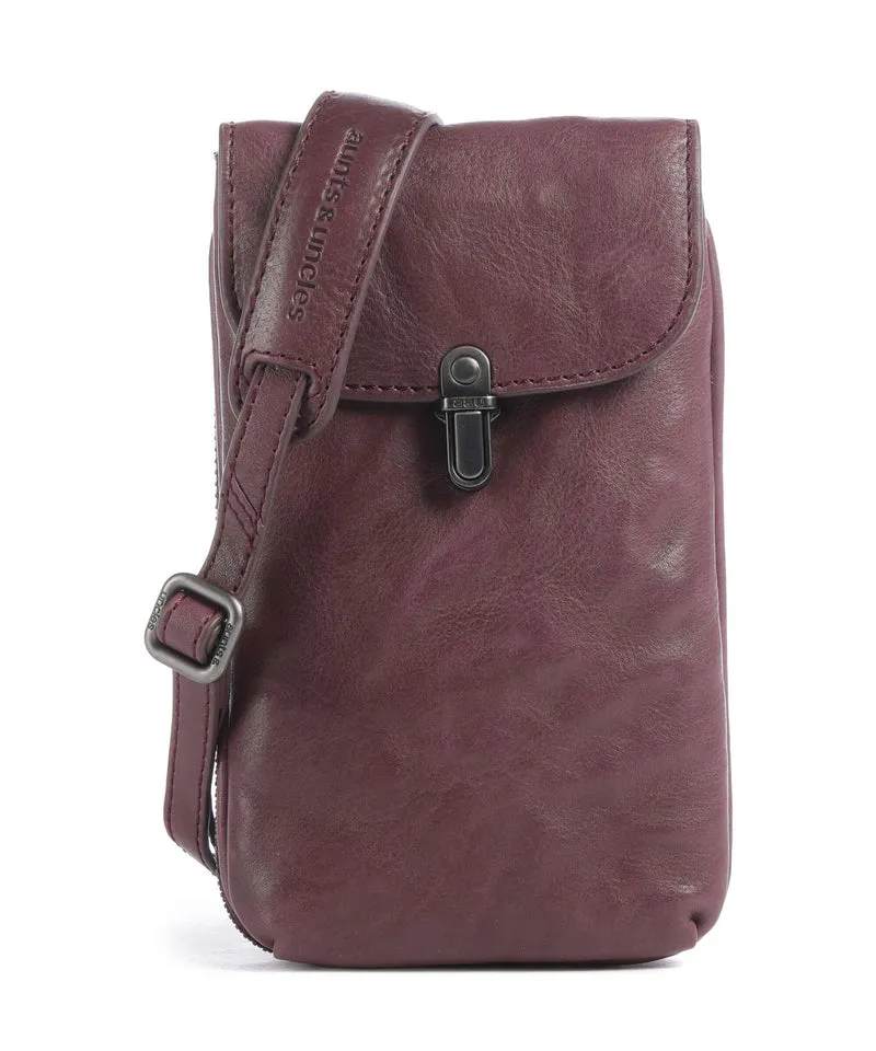 Aunts & Uncles Grandma's Luxury Club Mrs. Lemon Twist Handytasche dark cherry