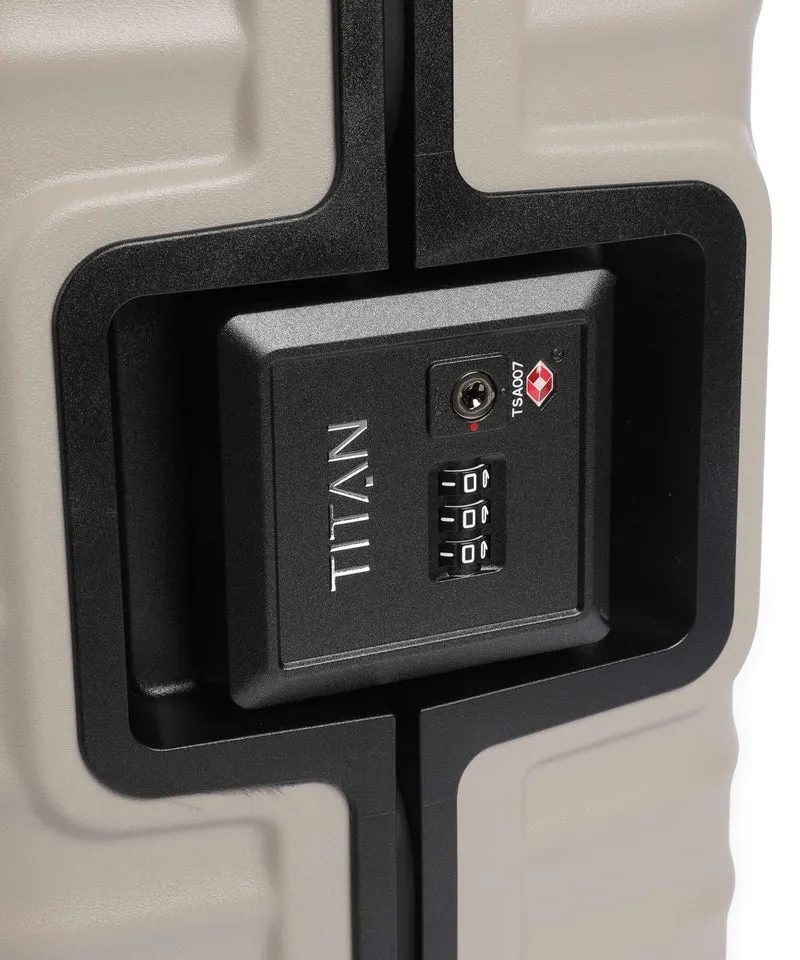 Titan Overseas 4-Rollen Trolley moonstone grey
