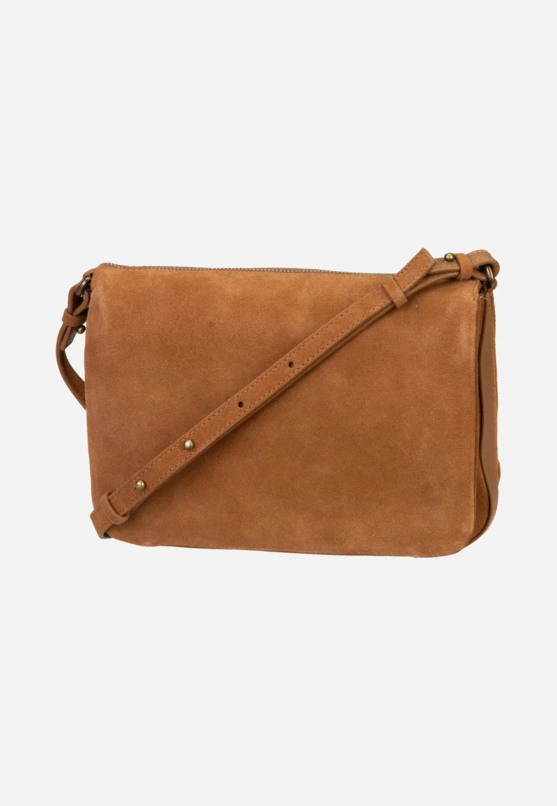 Nina M Hydro Suede Brown - Crossbody Bag