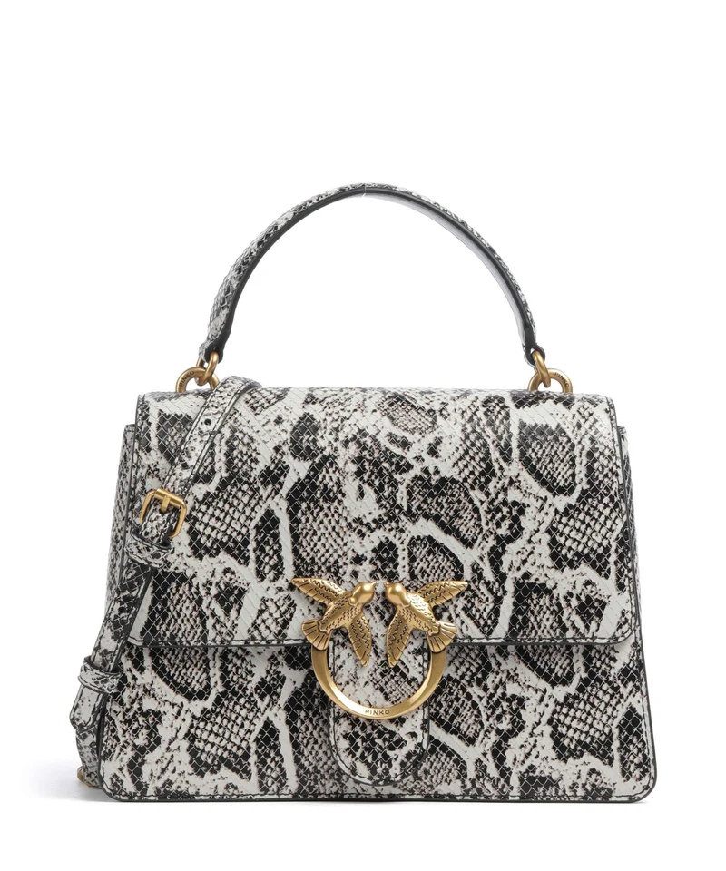 Pinko Love One Classic Handtasche roccia/nero/antique gold