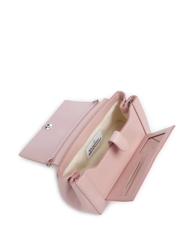 Vivienne Westwood Hazel Smooth Medium Schultertasche pastel pink