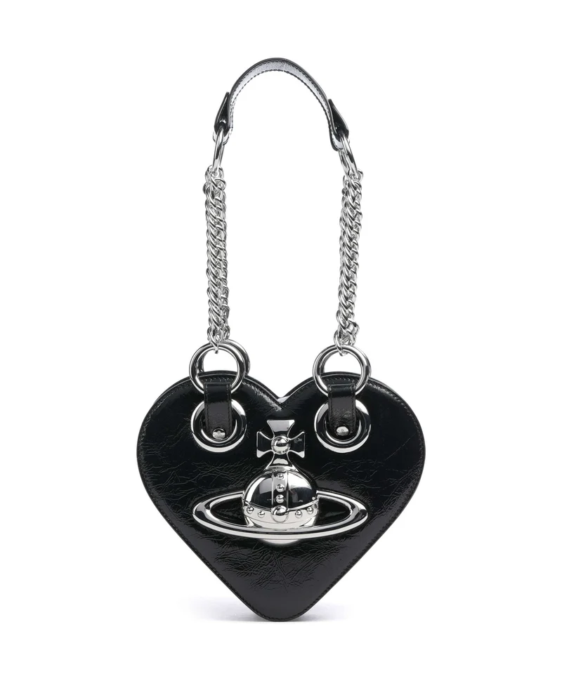 Vivienne Westwood Juliet Heart Naplak Handtasche black