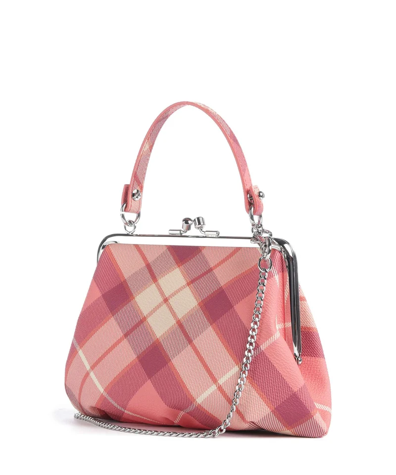 Vivienne Westwood Granny Frame Buccia D'Arancia Handtasche fraser pink
