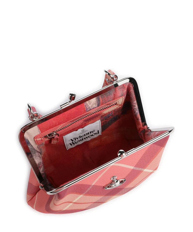 Vivienne Westwood Granny Frame Buccia D'Arancia Handtasche fraser pink