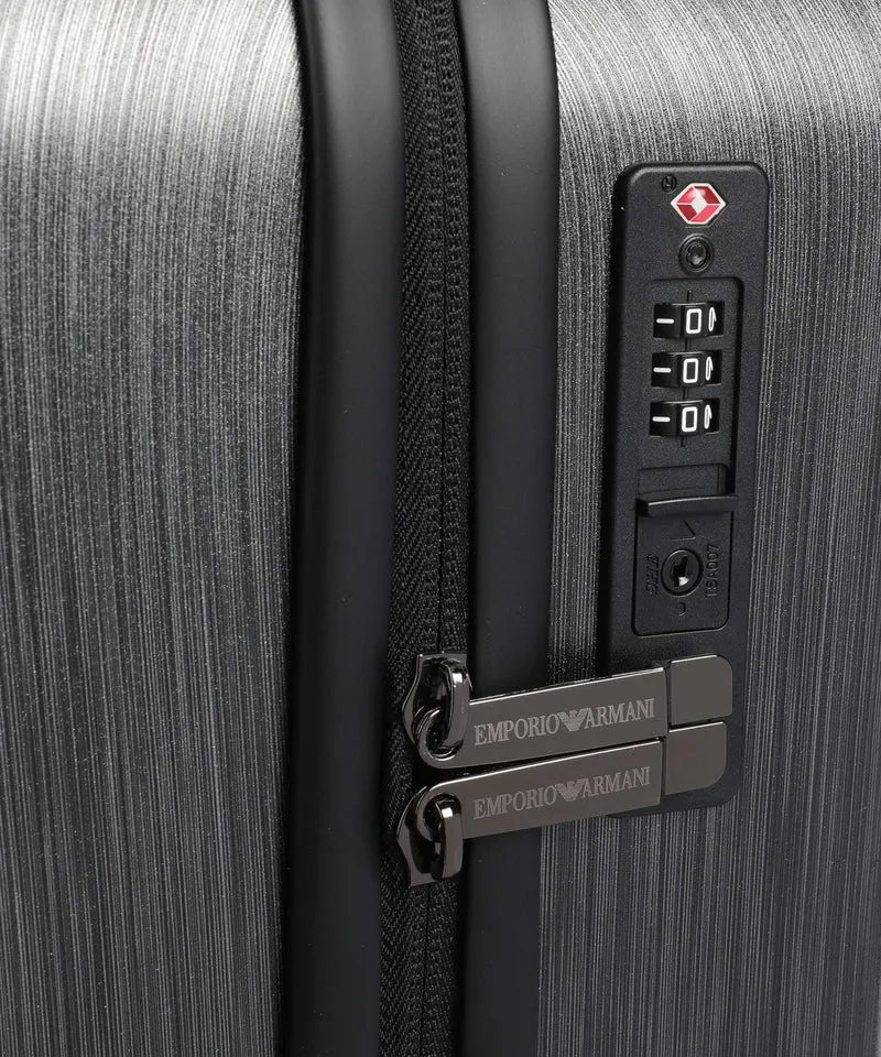 Emporio Armani Big Eagle 4-Rollen Trolley gunmetal