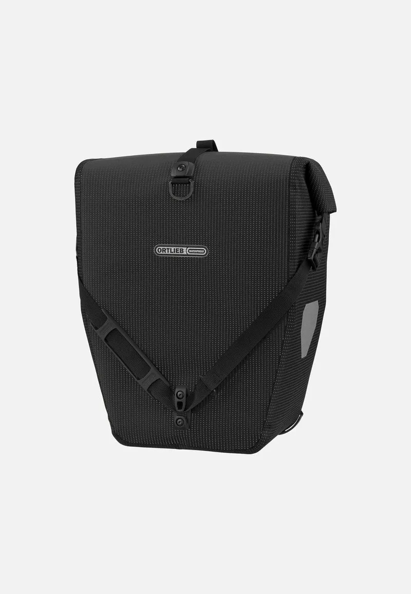 Back-Roller High Visibility Single QL2.1 Schwarz Reflex - Fahrradtasche