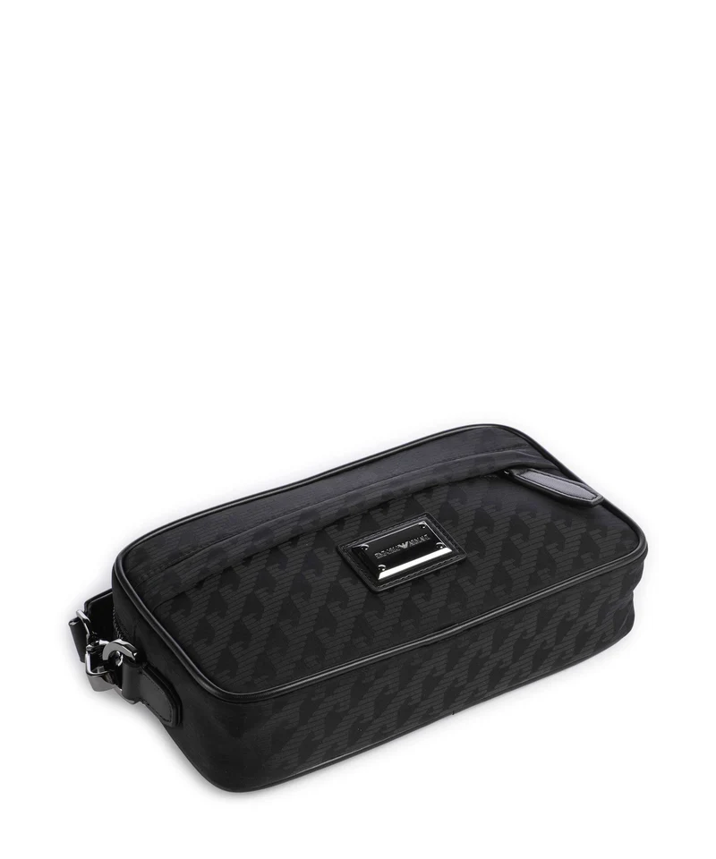 Emporio Armani Eagle All Over Kulturbeutel black beauty