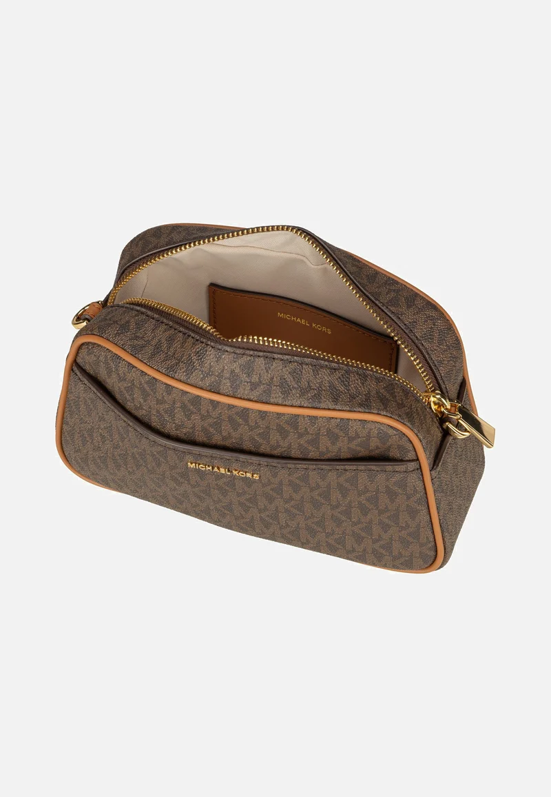 Jet Set SM Camera XBody MK SIG Brown/Acorn - Crossbody Bag