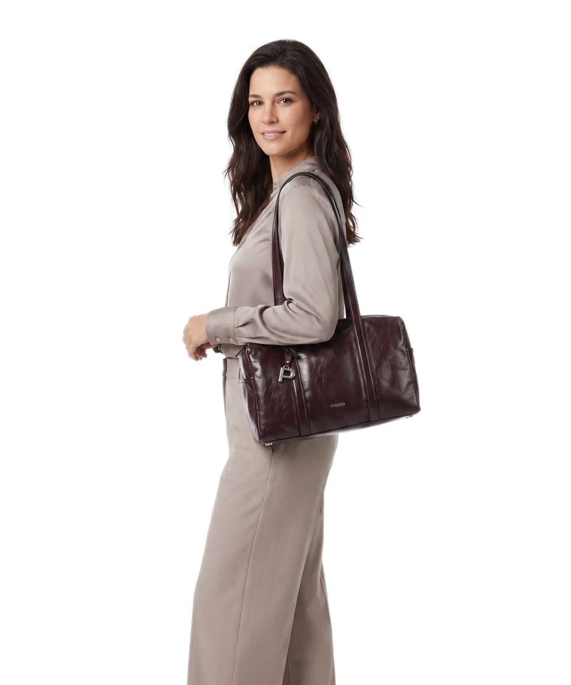 Picard Peakline Schultertasche chianti