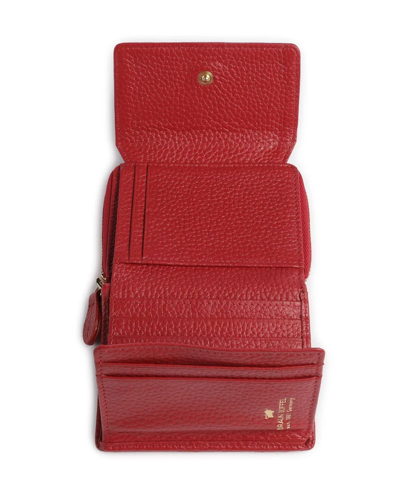 Braun Büffel Asti Geldbörse red