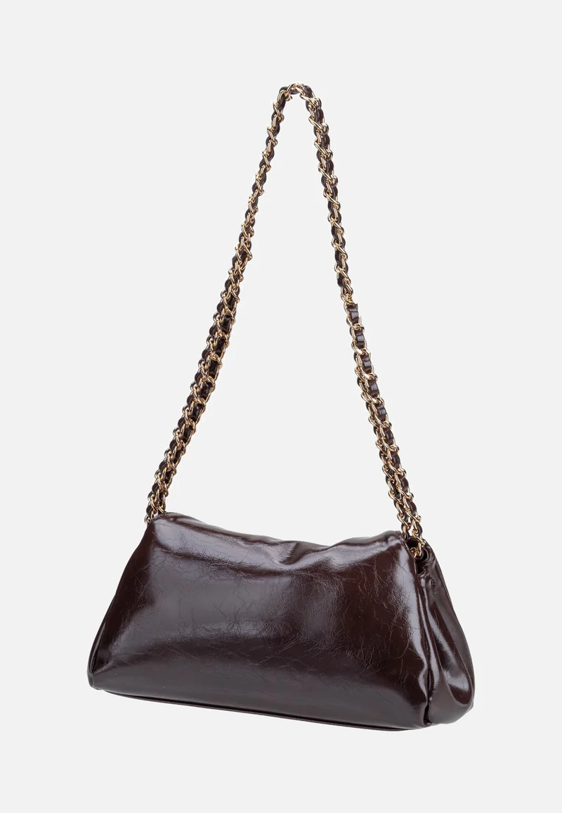 Loimaa Handbag Dark Brown - Schultertasche
