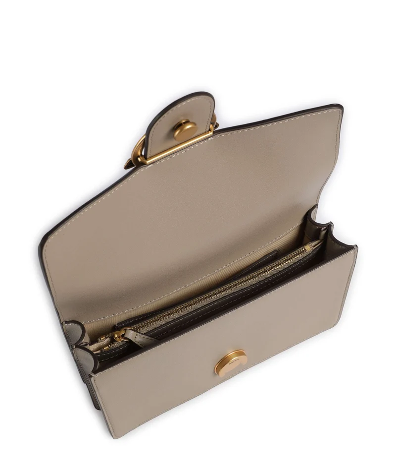 Pinko Love One Mini Umhängetasche grigio talpa/antique gold
