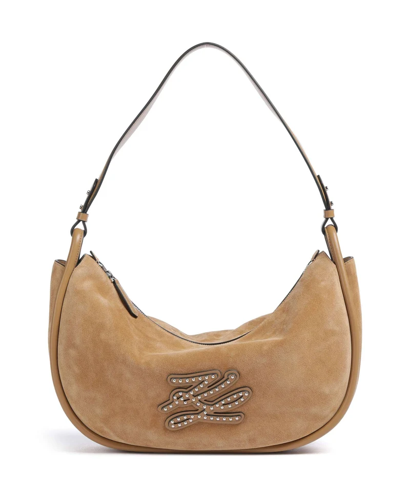 Karl Lagerfeld K/Autograph Patch Schultertasche caramel