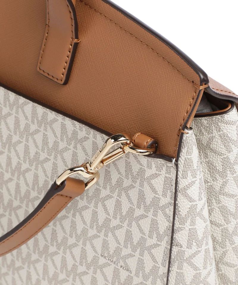 Michael Kors Landry Medium Handtasche vanilla/acorn