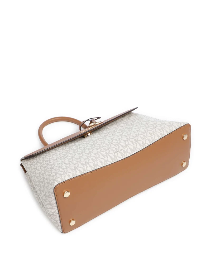 Michael Kors Landry Medium Handtasche vanilla/acorn
