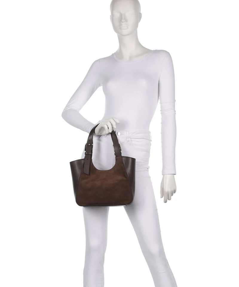 Furla Dora S Beuteltasche toni cioccolato