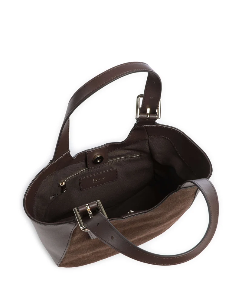 Furla Dora S Beuteltasche toni cioccolato