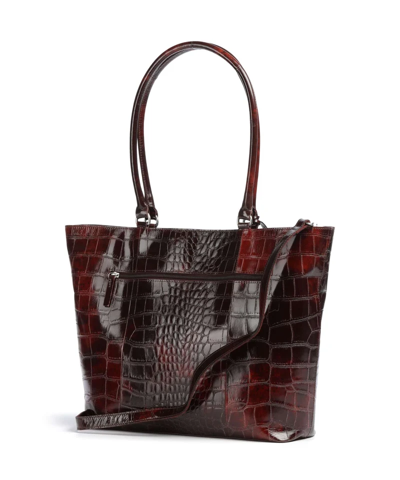 Burkely Cool Colbie Shopper burgundy patent