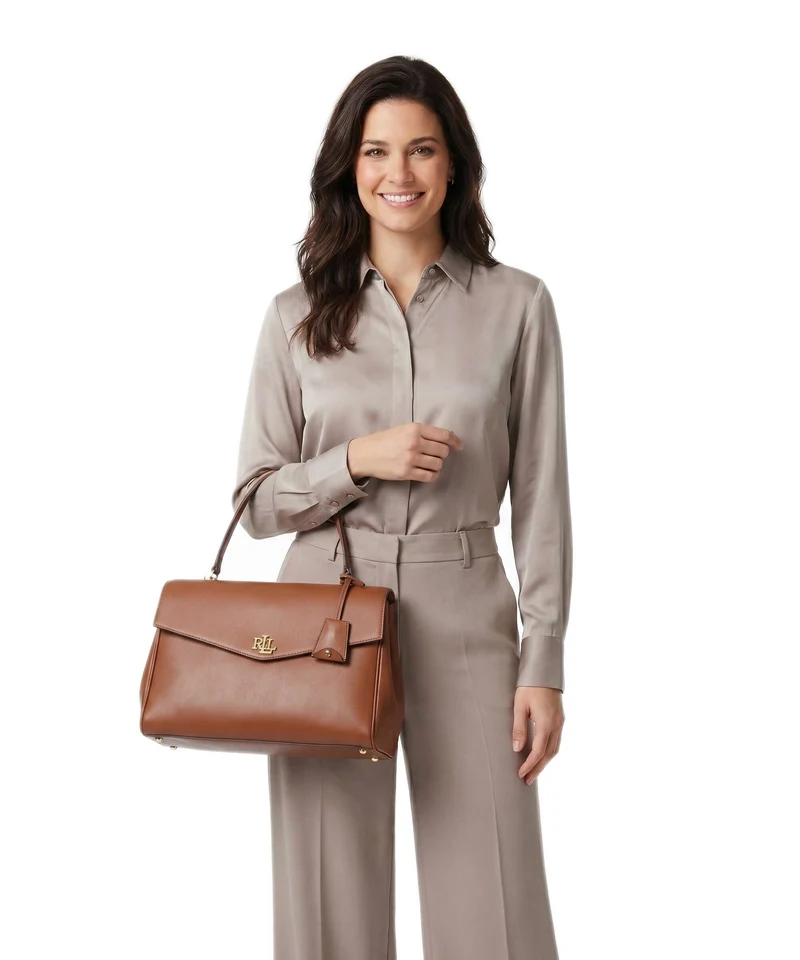 Lauren Ralph Lauren Farrah Medium Handtasche lauren tan