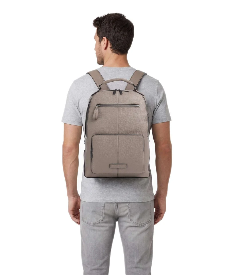 The Bridge Manfredi Rucksack greige