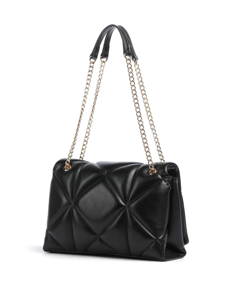 Love Moschino Embossed Q Schultertasche nero