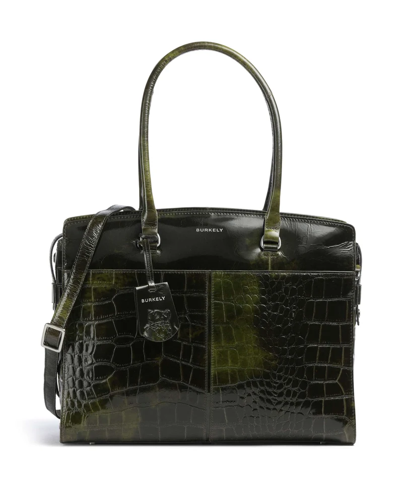Burkely Cool Colbie Shopper olive patent