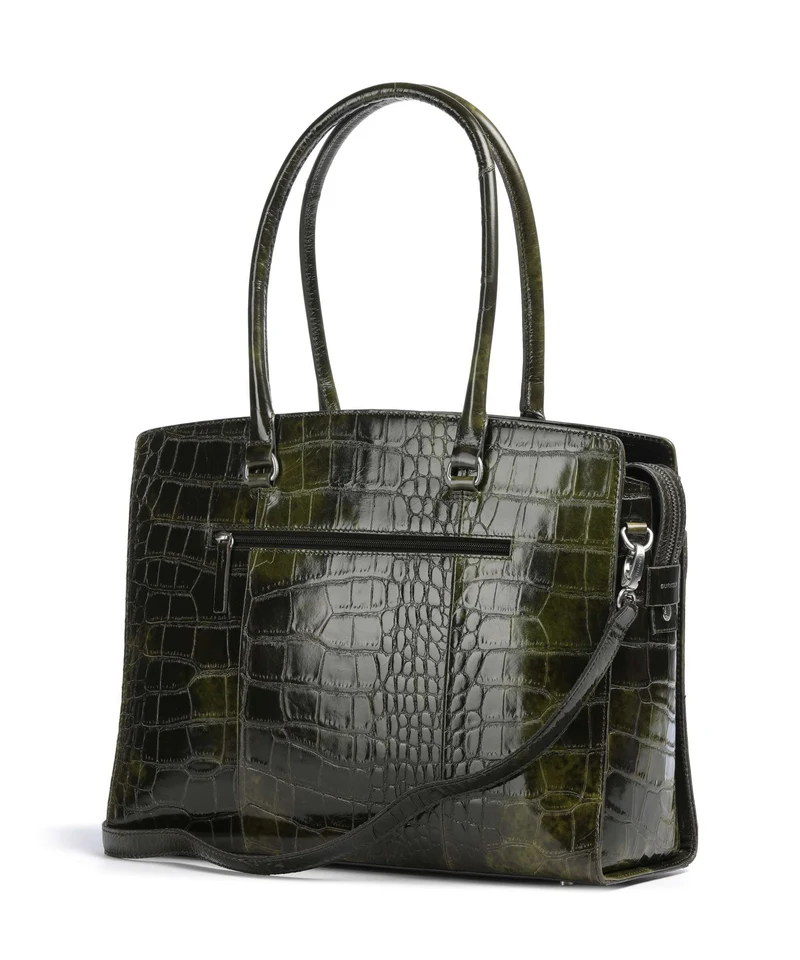 Burkely Cool Colbie Shopper olive patent