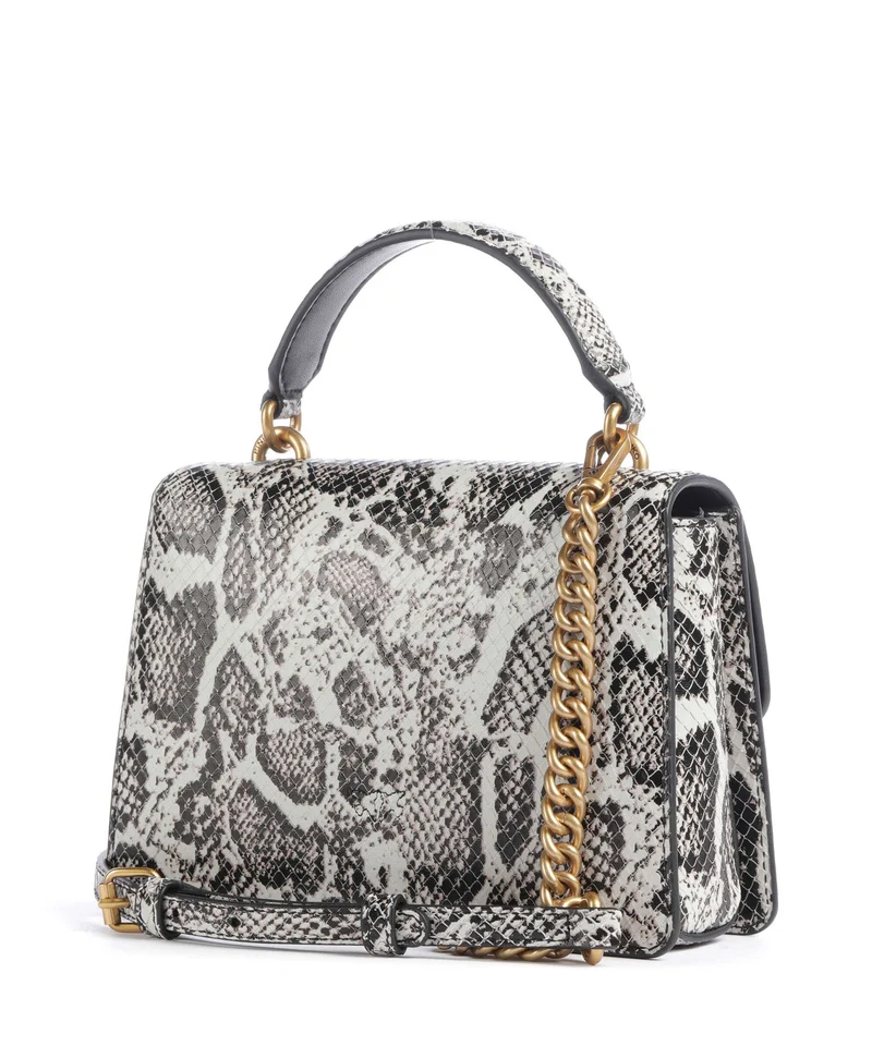 Pinko Love One Mini Umhängetasche roccia/nero/antique gold
