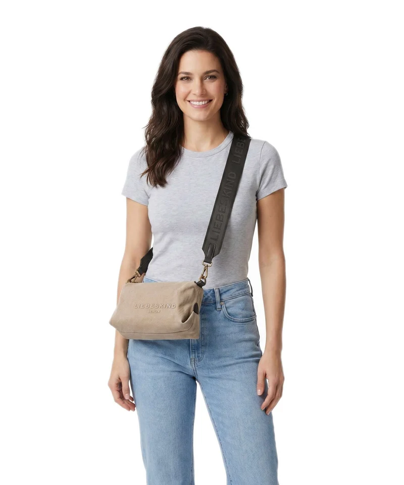 Liebeskind Elvira Denim S Umhängetasche beige
