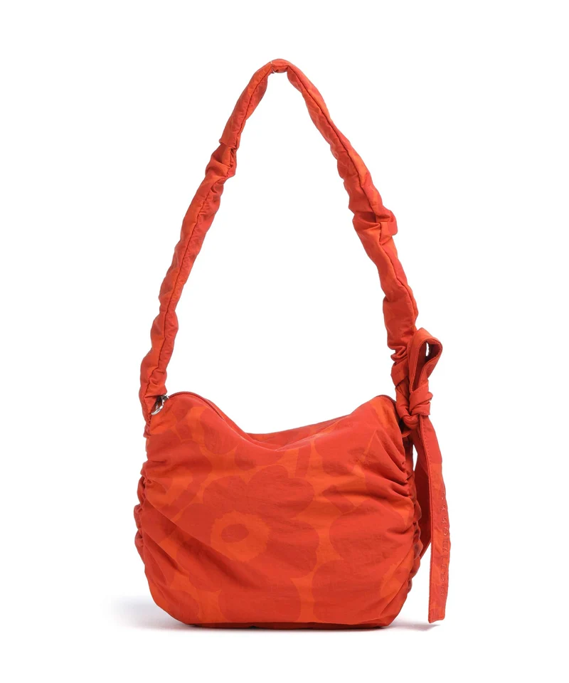 Marimekko Utu M Unikko Schultertasche red/dark orange