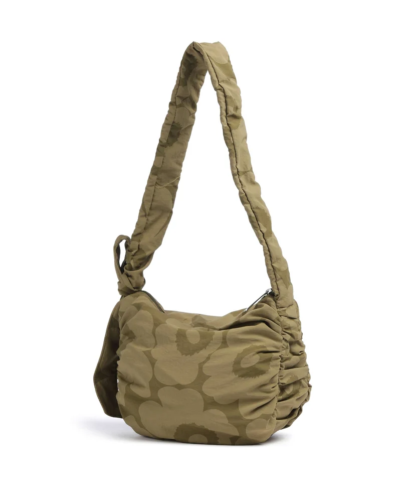 Marimekko Utu M Unikko Schultertasche olive green/khaki green