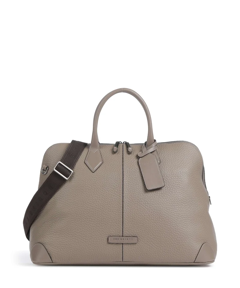 The Bridge Travel Soft Weekender greige