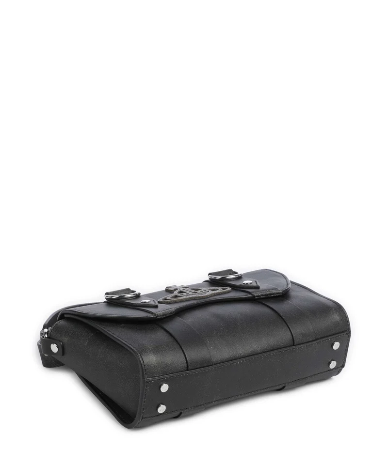 Vivienne Westwood Kimmy Distressed Umhängetasche off black