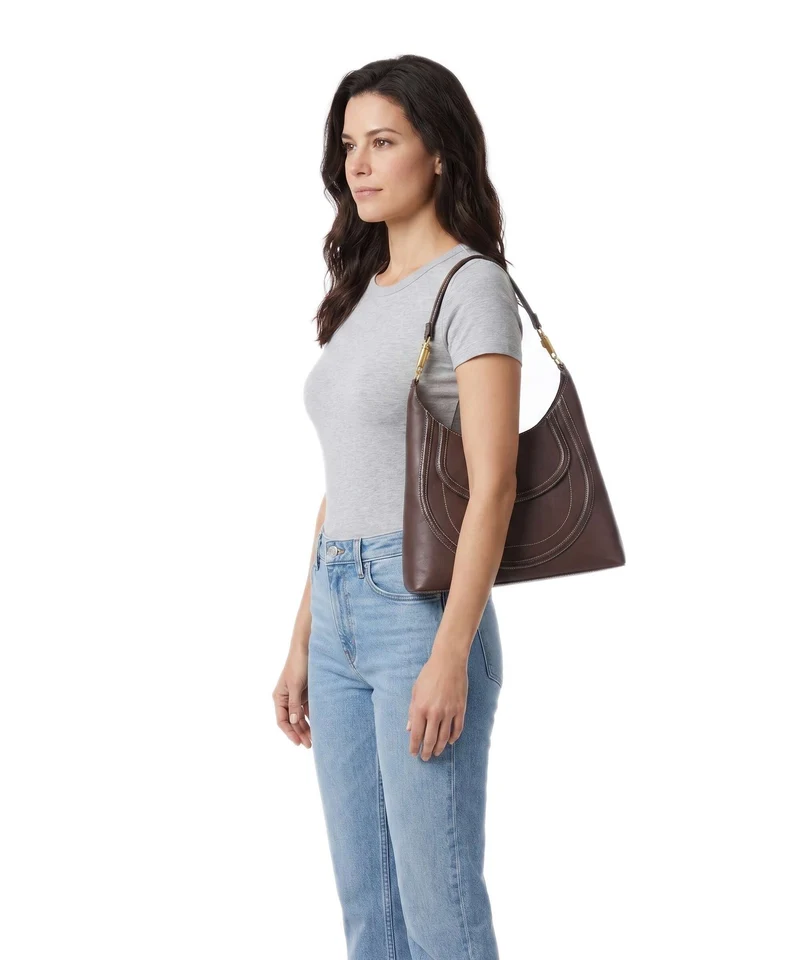Steve Madden BSALUS Schultertasche chocolate/gold