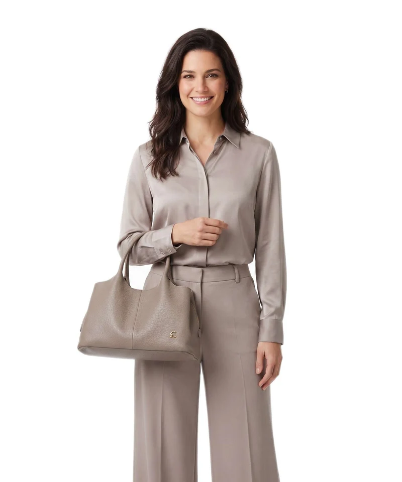 Coccinelle Nell Handtasche warm taupe