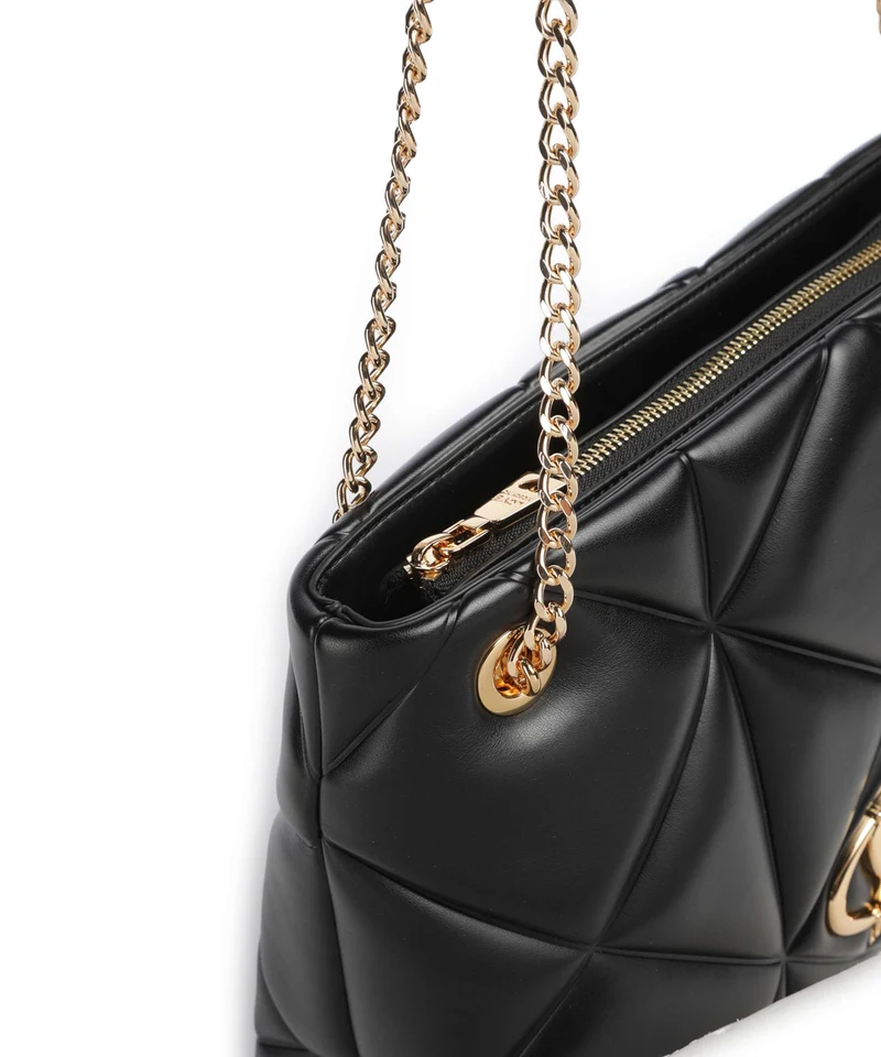 Love Moschino Embossed Q Shopper nero