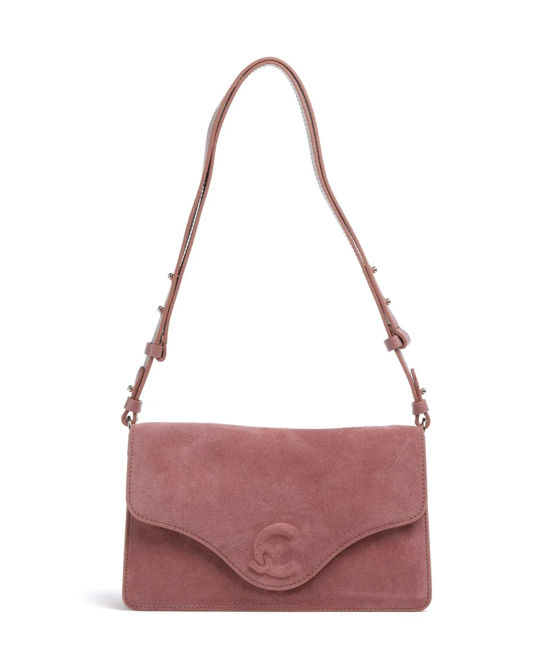 Coccinelle C-Me Softy Suede Schultertasche winter rose