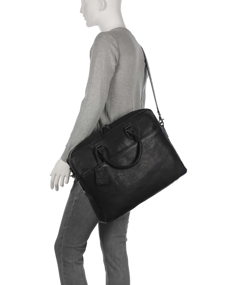 Burkely Antique Avery Aktentasche black