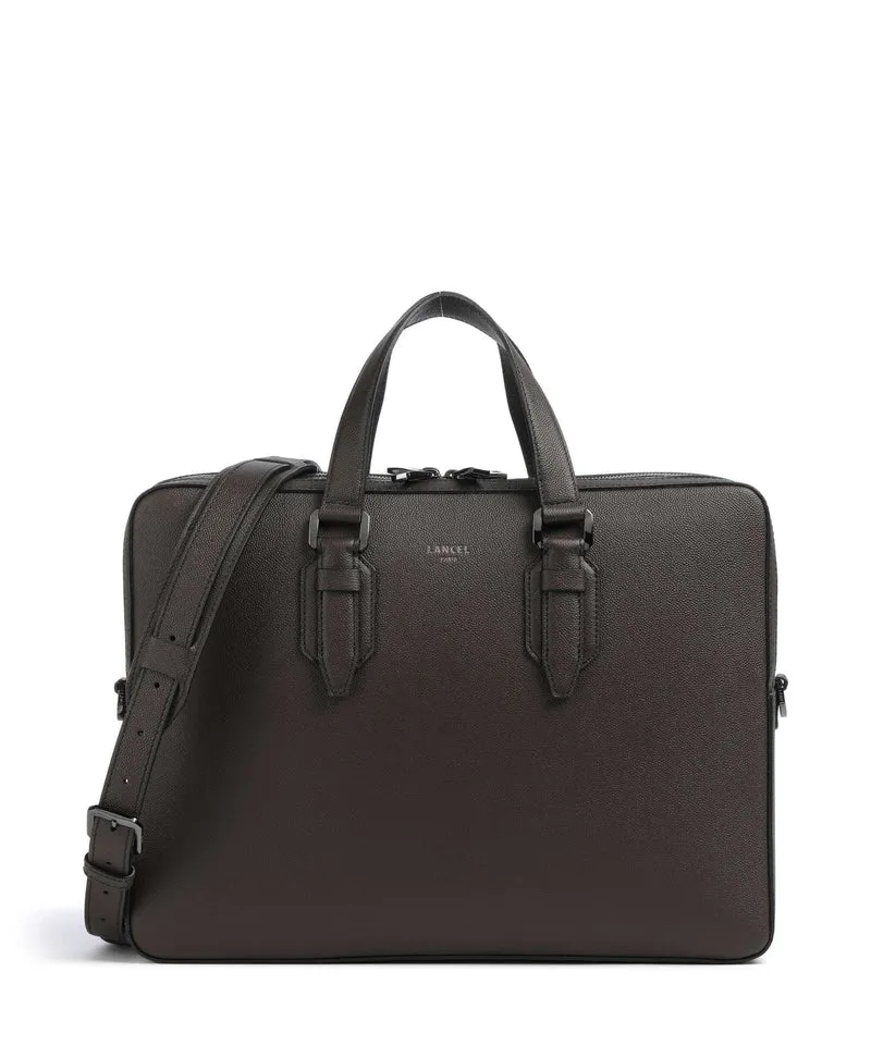 Lancel Charlie Aktentasche macadamia