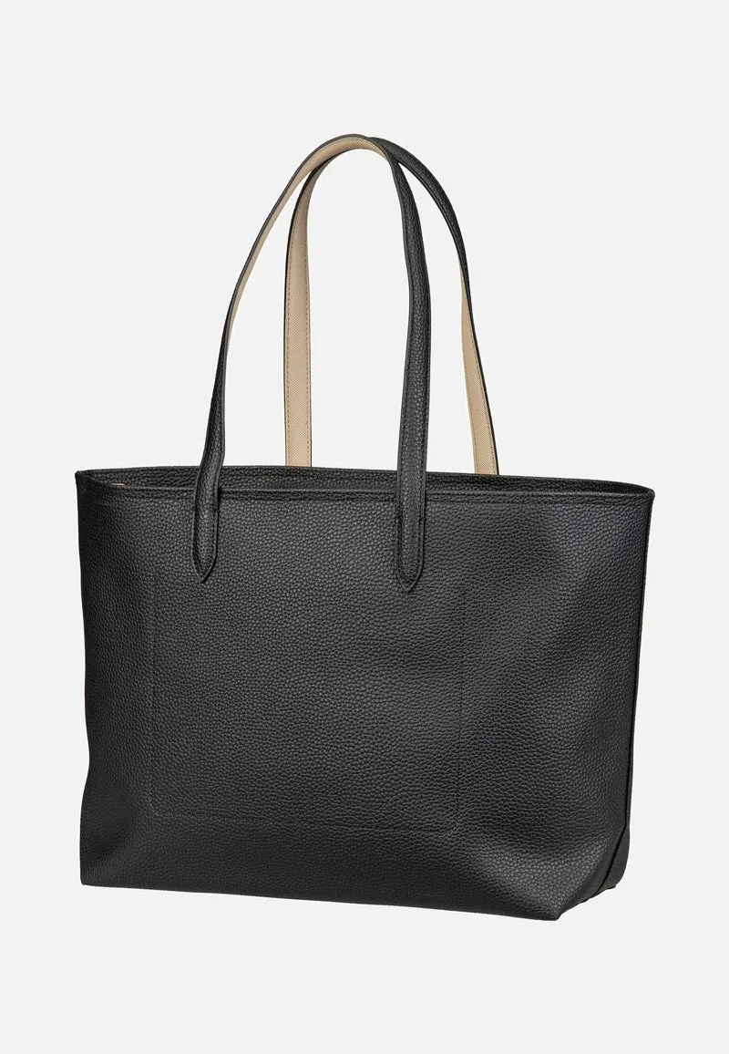 Anna Zipped Shopping NF4823AA Noir Krema - Shopper