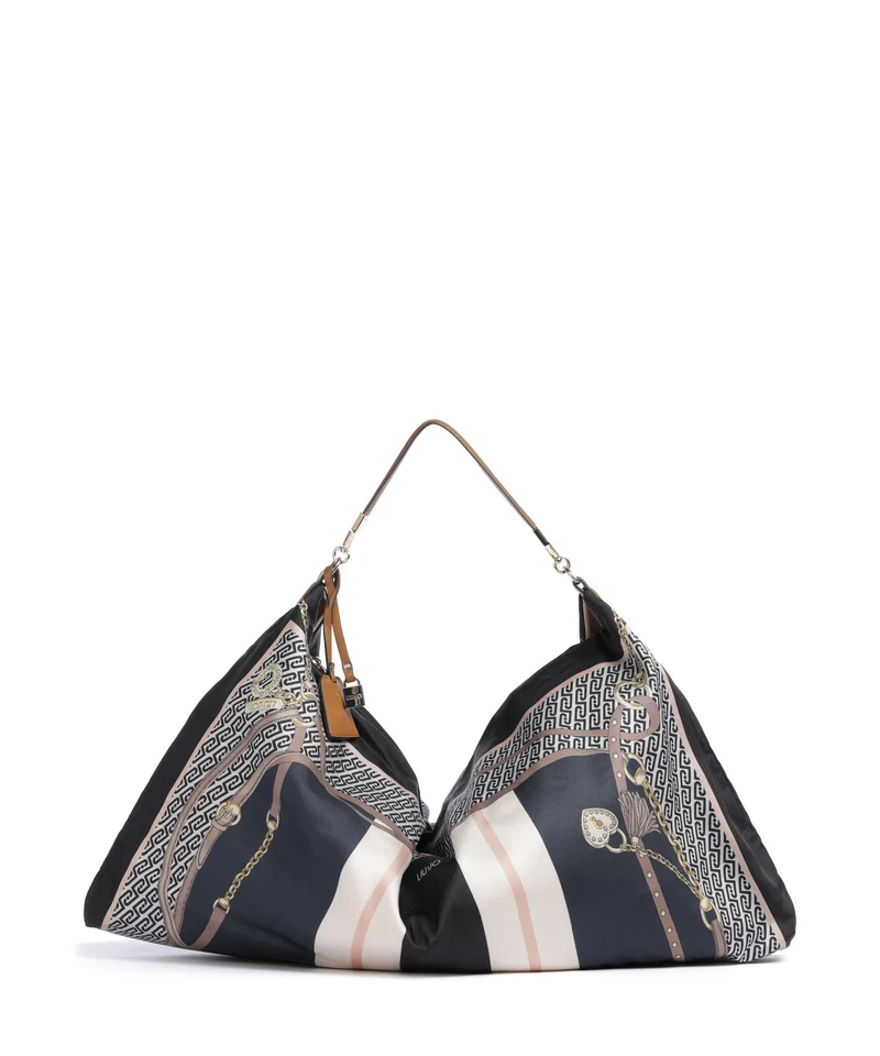 Liu Jo Foulard Beuteltasche st metall nero
