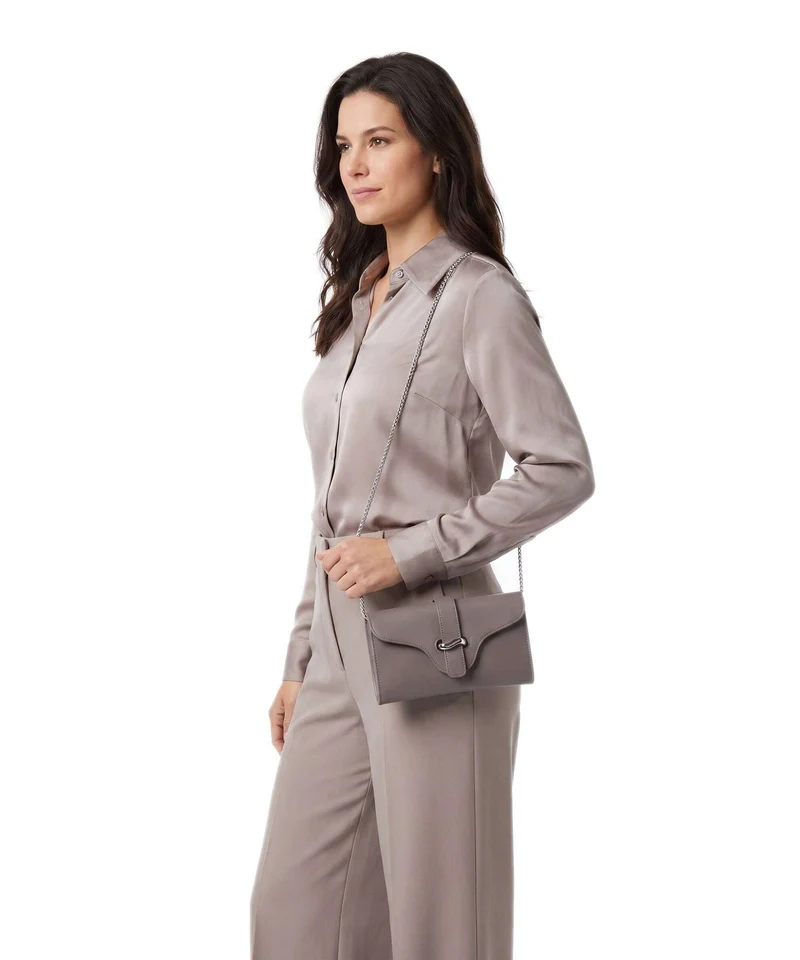Emporio Armani Costanza Umhängetasche taupe