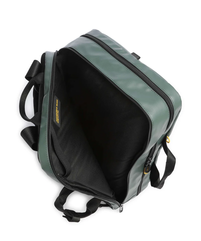 Mandarina Duck Coated Rucksack-Tasche deep green