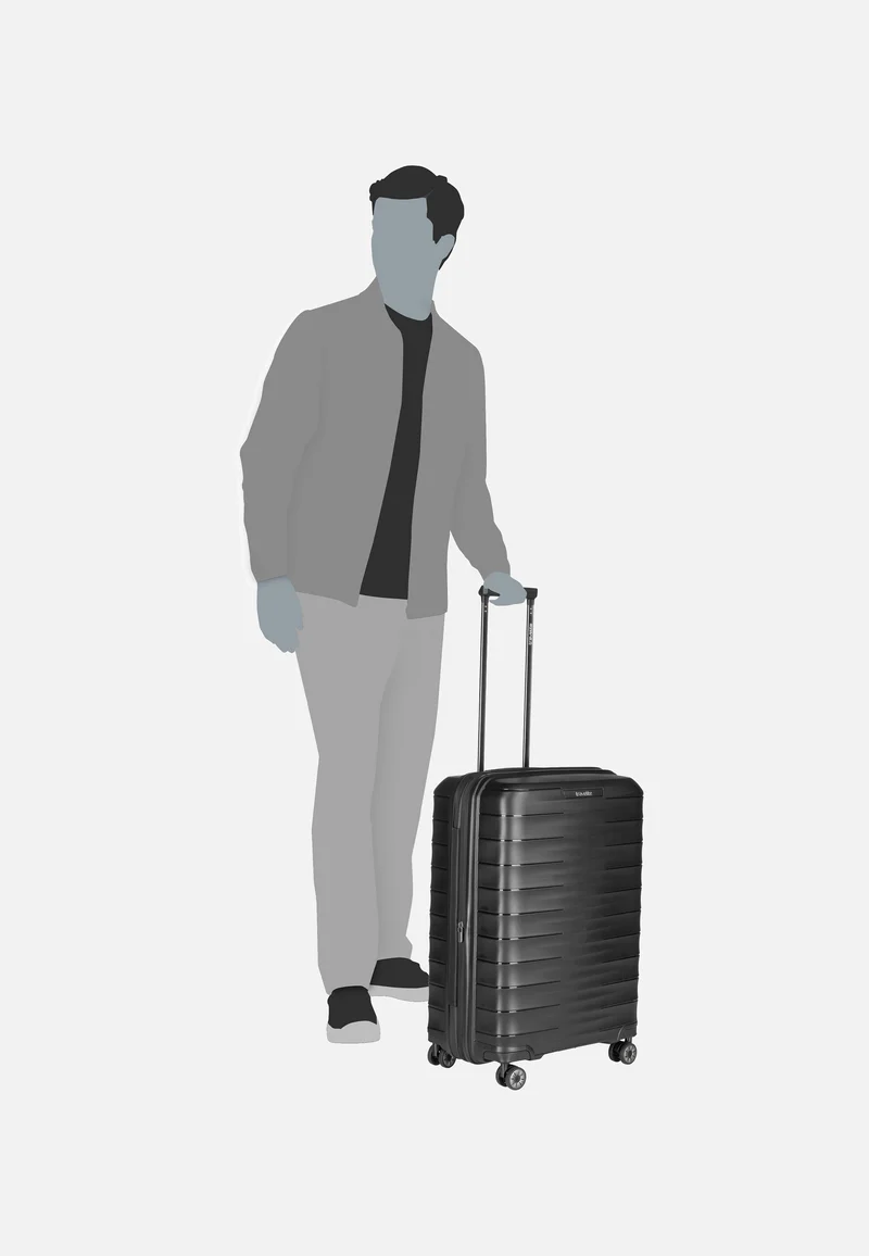 Mooby 4w Trolley M Schwarz - Koffer