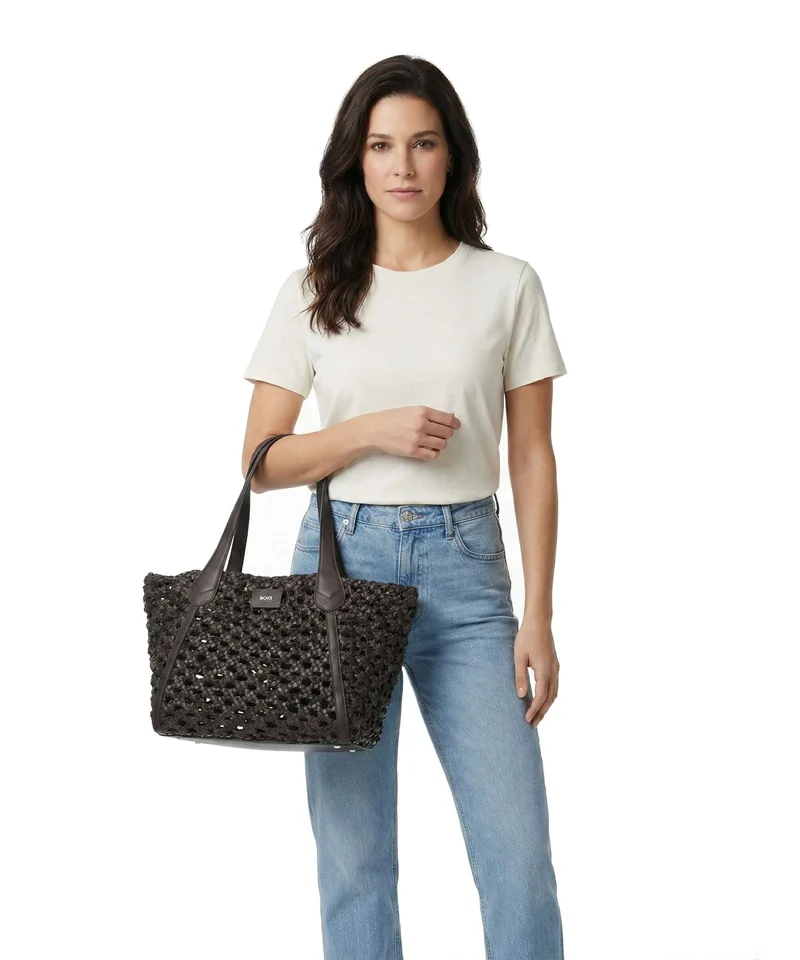 BOSS Lenah Beuteltasche dark brown