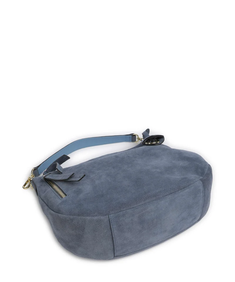 Abro Suede Juna Small Beuteltasche jeans