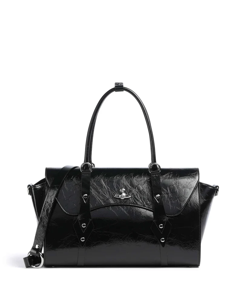 Vivienne Westwood Bettina Naplak Medium Handtasche black