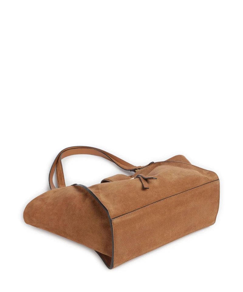 Abro Suede Temi Shopper cuoio
