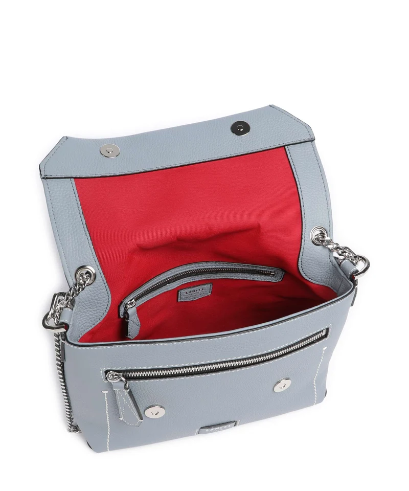 Lancel Ninon M Schultertasche blue foam